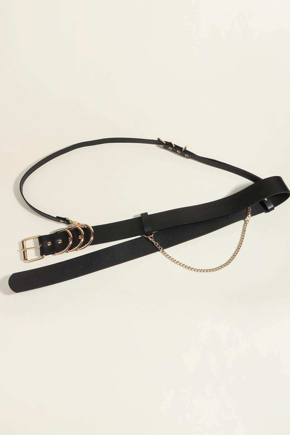Punk PU Belt - Trendsi - Flyclothing LLC