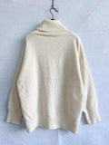 Turtleneck Long Sleeve Sweater - Trendsi - Flyclothing LLC