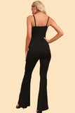 Spliced Mesh Spaghetti Strap Jumpsuit - Trendsi - Flyclothing LLC