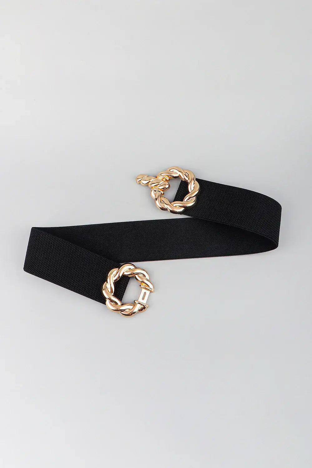 Zinc Alloy Buckle Elastic Belt - Trendsi - Flyclothing LLC