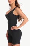 Full Size Zip-Up Lace Detail Shapewear - Trendsi