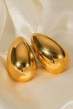 18K Gold-Plated Copper Earrings - Trendsi