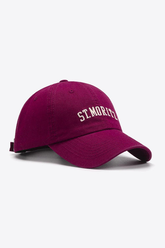Embroidered Graphic Baseball Cap - Trendsi