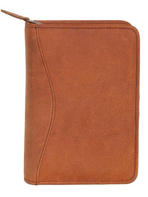Scully BROWN 6 RING WEEKLY ORGANIZER - Scully Leather