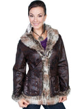 Scully DARK BROWN LADIES JACKET - Scully Leather