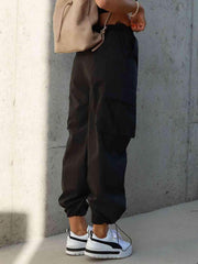 Drawstring Pants with Pockets - Trendsi