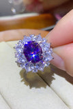3 Carat Moissanite Platinum-Plated Ring - Trendsi