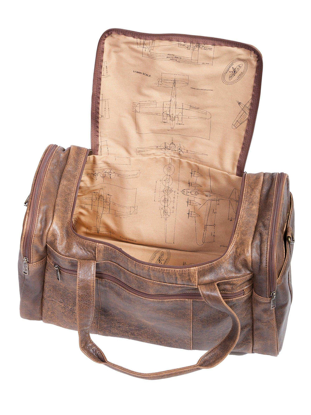 Scully WALNUT CARRY ON BAG - Scully Leather - Flyclothing LLC