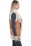 Scully TAN LADIES VEST - Scully Leather