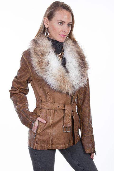 Scully BROWN LADIES JACKET - Scully Leather - Flyclothing LLC