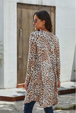 Printed Open Front Longline Cardigan - Trendsi - Flyclothing LLC