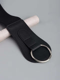 PU Elastic Wide Belt - Trendsi - Flyclothing LLC