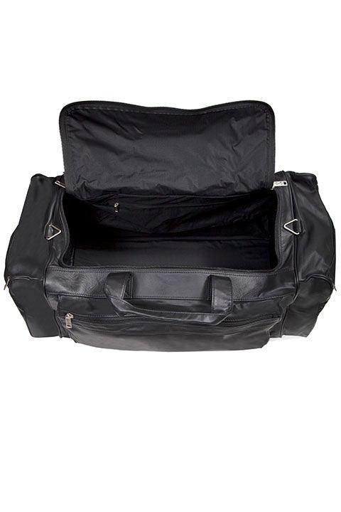 Scully BLACK LARGE DUFFEL BAG - Scully Leather