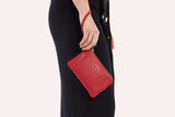 Kiko Leather Small Wristlet - Kiko - Flyclothing LLC