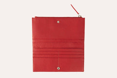 Kiko Leather Top Zip Wallet - Kiko