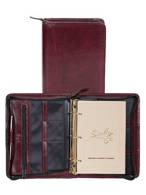 Scully BURGUNDY MINI TABLET ORGANIZER - Scully Leather - Flyclothing LLC