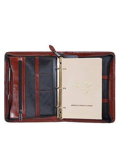 Scully MAHOGANY MINI TABLET ORGANIZER - Scully Leather - Flyclothing LLC