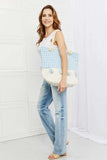 Justin Taylor Picnic Date Tassle Tote Bag - Trendsi - Flyclothing LLC