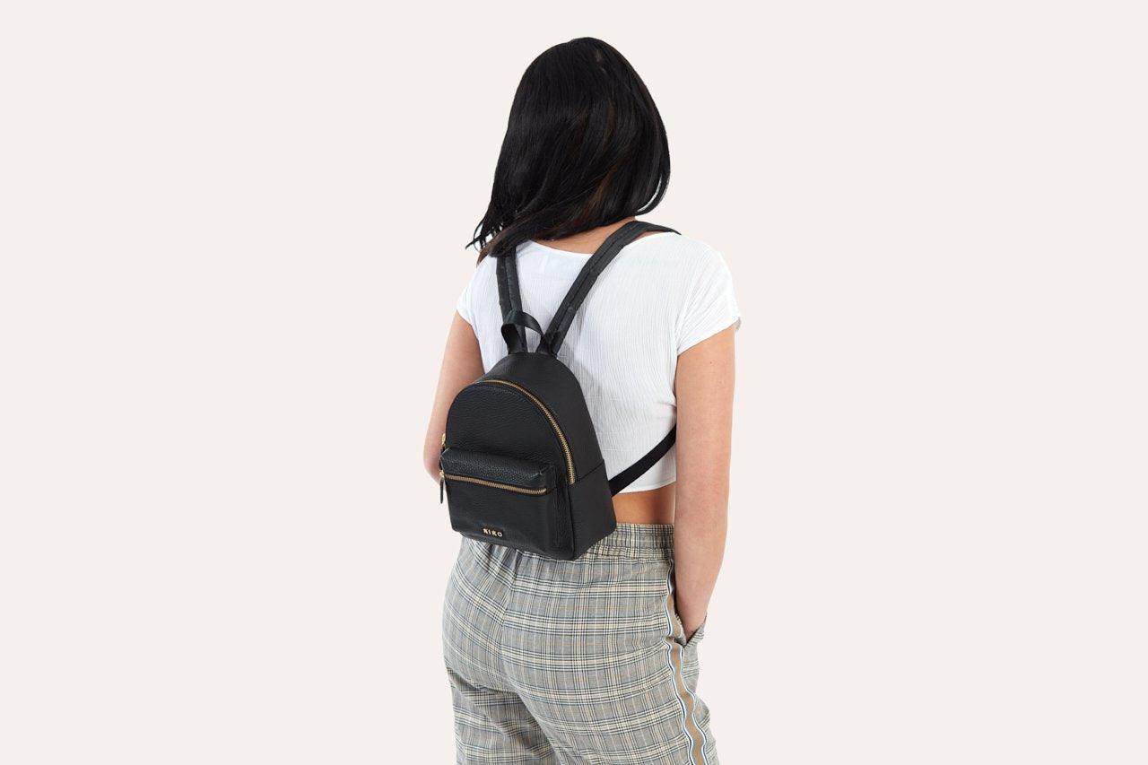 Kiko Leather Itty-Bitty Backpack - Kiko