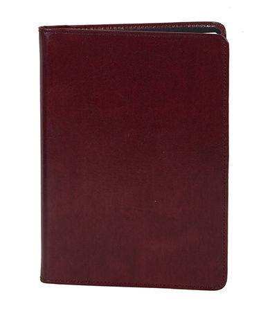 Scully Leather Bonded Leather Red Desk Size Weekly Planner - Scully Leather - Flyclothing LLC