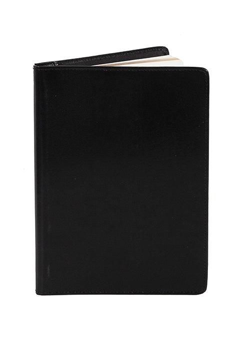 Scully Leather Bonded Leather Black Ruled Manuscript - Flyclothing LLC