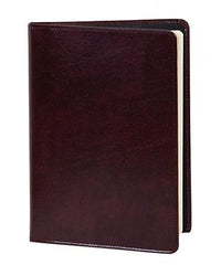Scully Leather Bonded Leather Burgundy Desk Size Weekly Planner - Flyclothing LLC