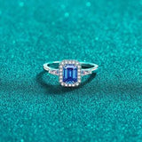 1 Carat Moissanite 925 Sterling Silver Ring - Trendsi - Flyclothing LLC