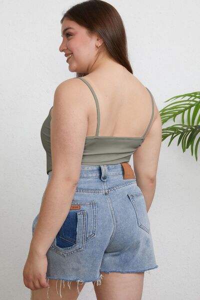 Basic Bae Full Size Round Neck Slim Cami - Trendsi - Flyclothing LLC