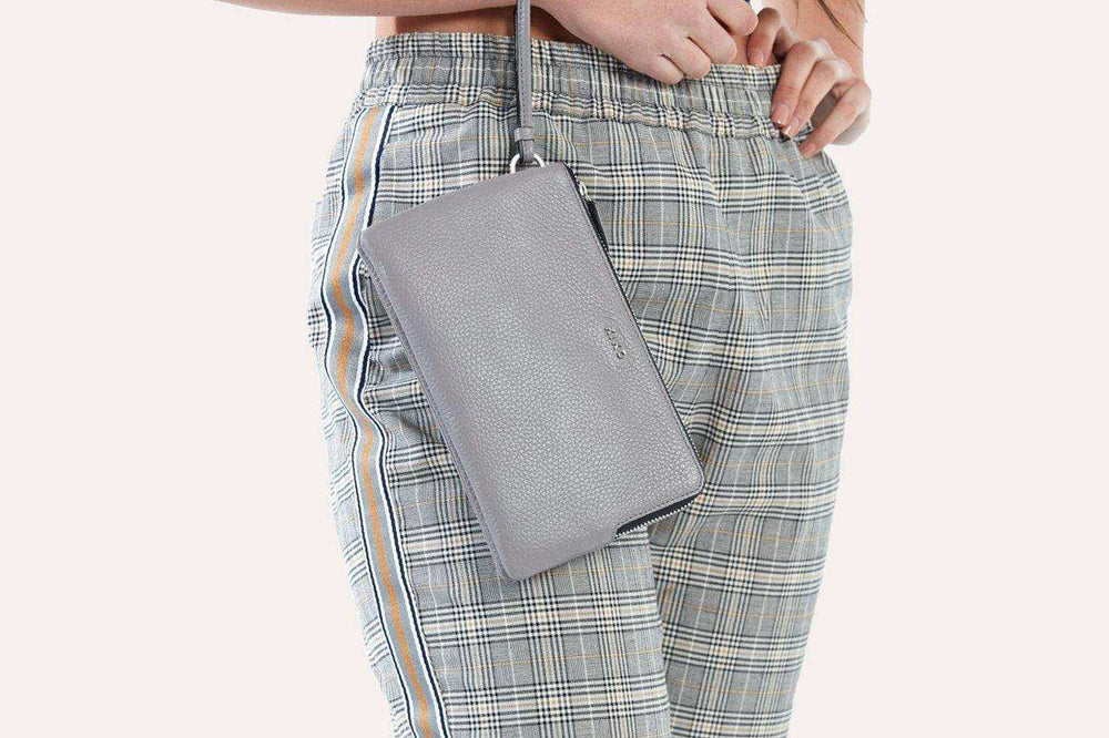 Kiko Leather Large Wristlet - Kiko - Flyclothing LLC