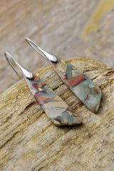 Handmade Natural Stone Dangle Earrings - Trendsi