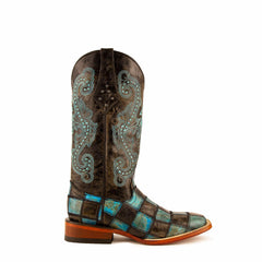 Ferrini USA Patchwork Ladies' Boots - Ferrini USA