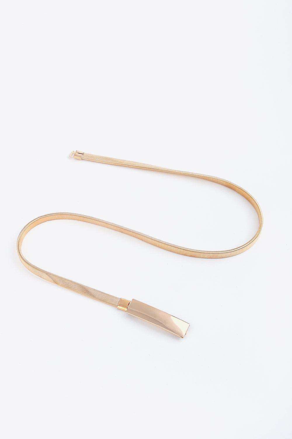 Elastic Iron Skinny Belt - Trendsi - Flyclothing LLC