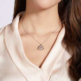 Moissanite 925 Sterling Silver Heart Necklace - Trendsi - Flyclothing LLC