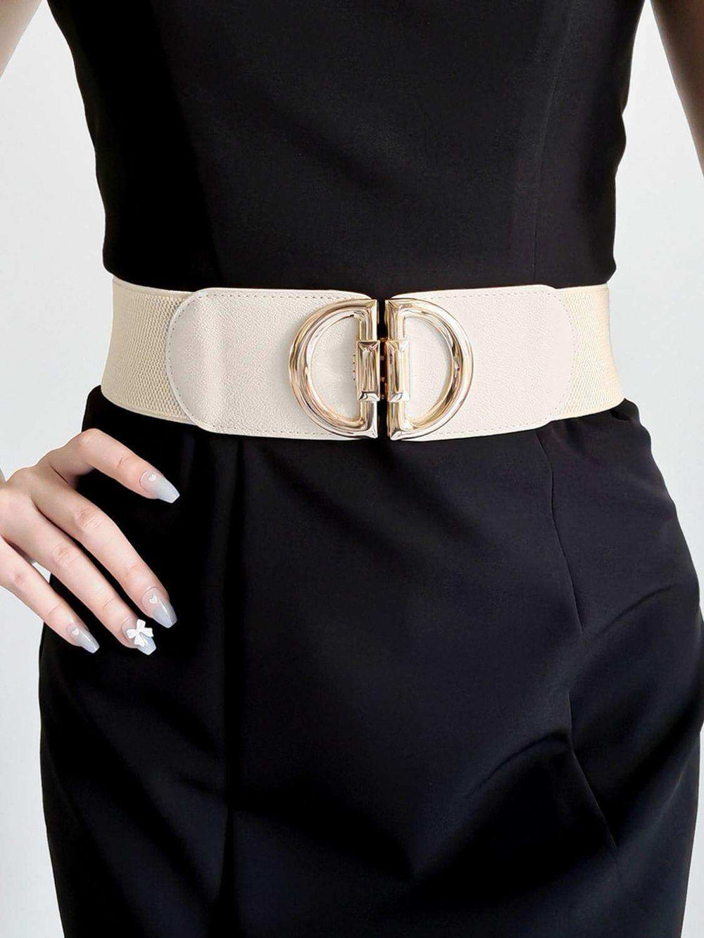 D Buckle Elastic Belt - Trendsi - Flyclothing LLC