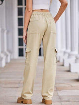 Straight Denim Cargo Pants - Trendsi - Flyclothing LLC