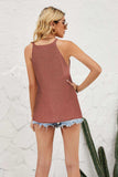 Grecian Neck Knit Tank - Trendsi - Flyclothing LLC