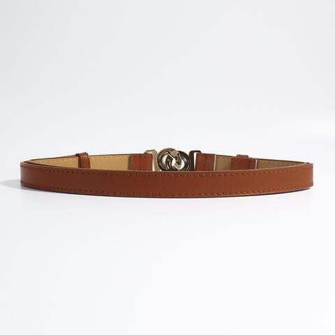 Alloy Buckle PU Belt - Trendsi - Flyclothing LLC