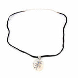 Pendant, Silver Branches on Mother of Pearl - Artisana - Flyclothing LLC