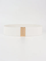 Alloy Buckle Elastic Belt - Trendsi - Flyclothing LLC