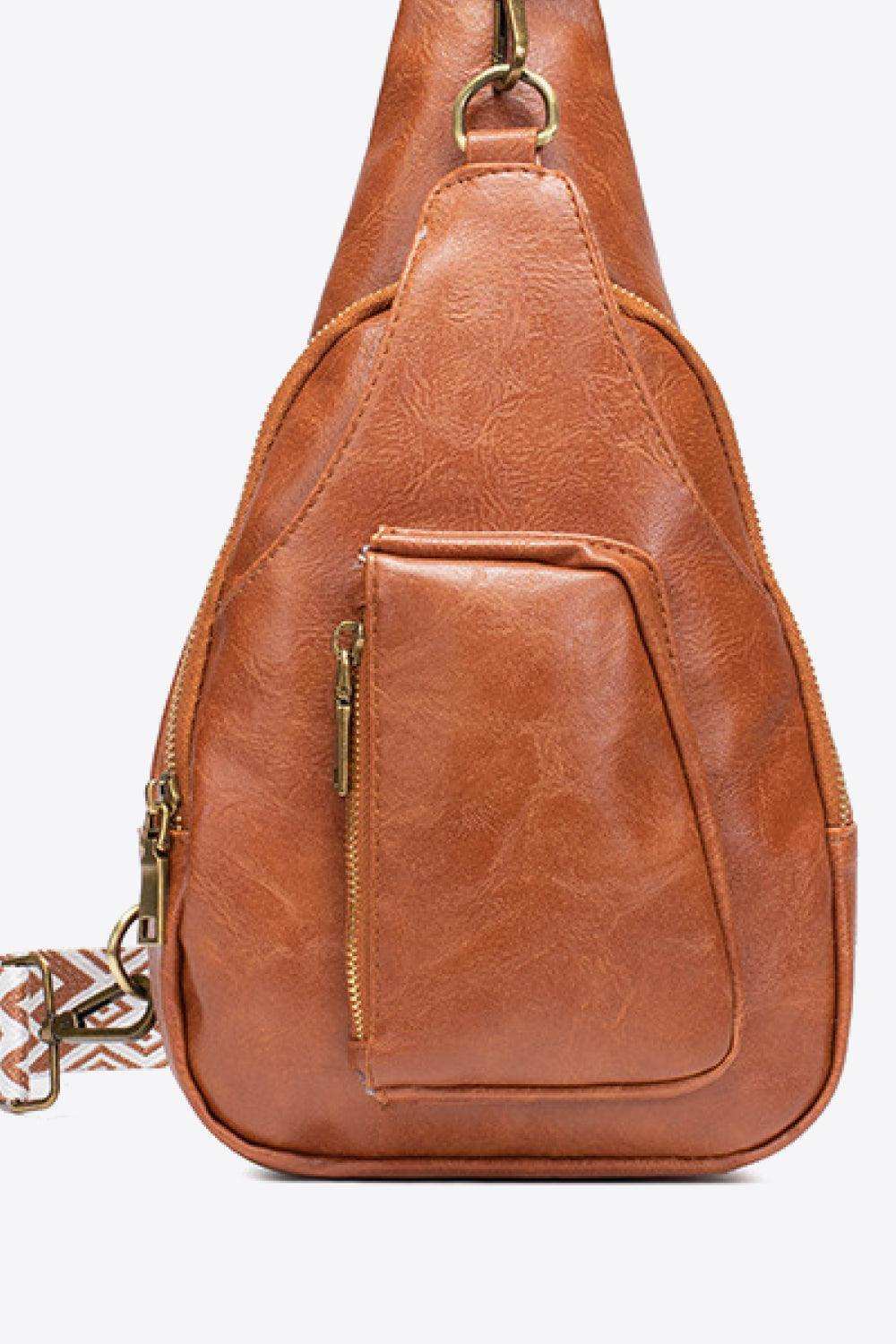 All The Feels PU Leather Sling Bag - Trendsi - Flyclothing LLC