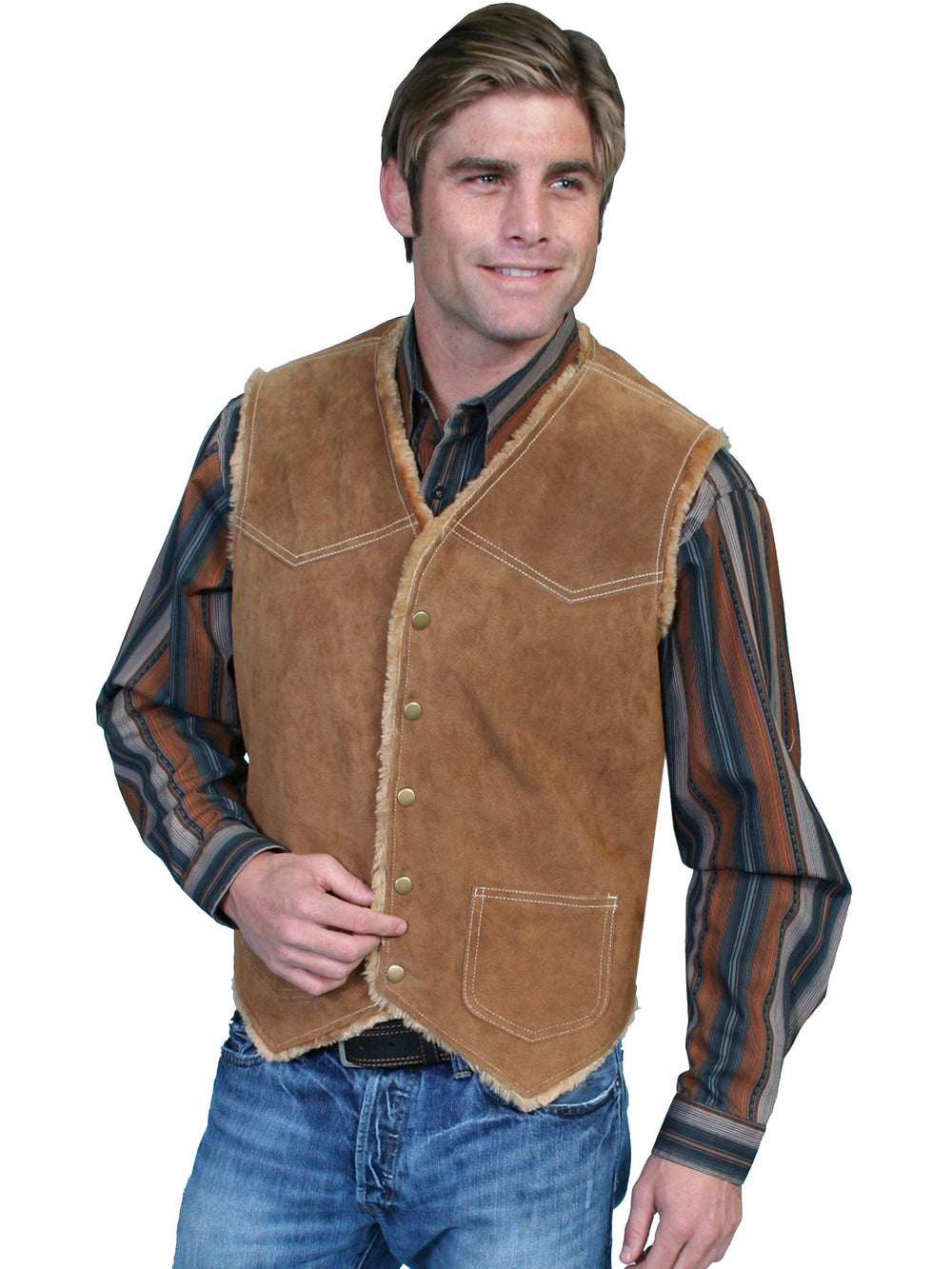 Scully CAFE BROWN HUNTER - Scully Leather