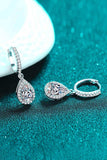Moissanite Teardrop Earrings - Trendsi - Flyclothing LLC