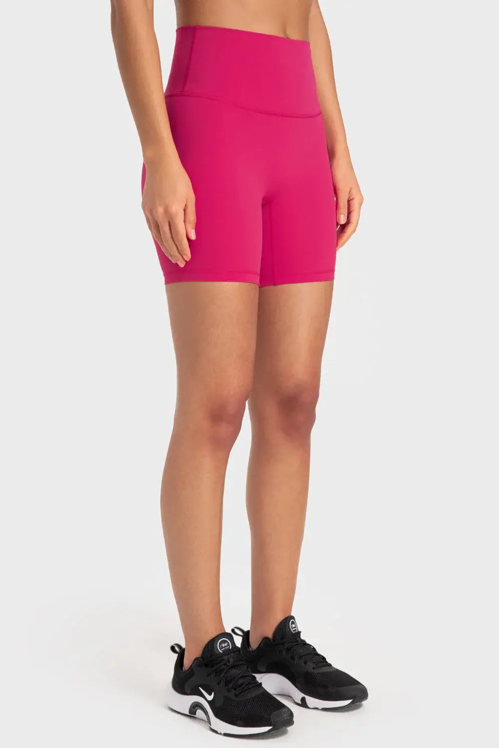 Staying Cozy Wide Waistband Biker Shorts - Trendsi - Flyclothing LLC