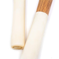 Olive Wood Salad Servers with White Bone - Jedando