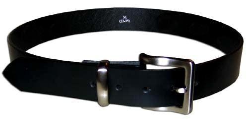 Black Leather Belt - Flyclothing LLC