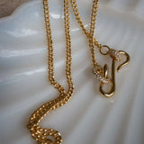 18K Gold-Plated Copper Inlaid Zircon Necklace - Trendsi - Flyclothing LLC