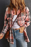 Plaid Dropped Shoulder Longline Shirt - Trendsi - Flyclothing LLC