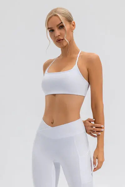 Crisscross Spaghetti Strap Active Cami - Trendsi - Flyclothing LLC