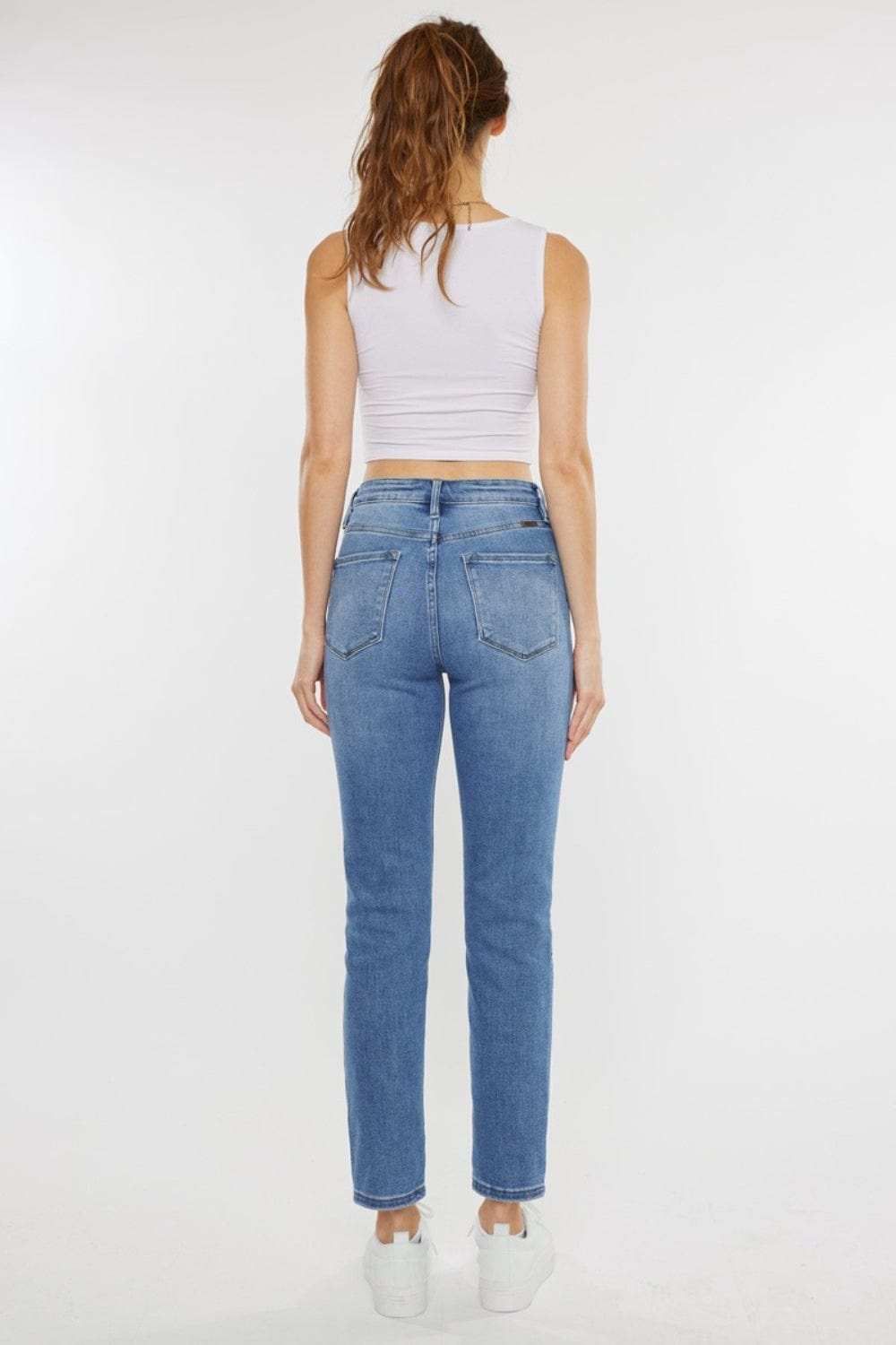 Kancan Full Size Cat's Whiskers High Waist Jeans - Trendsi - Flyclothing LLC