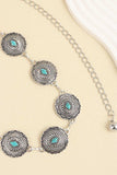 Vintage Turquoise Alloy Belt - Trendsi - Flyclothing LLC